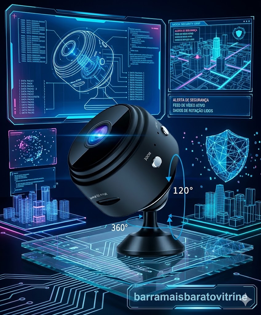 Mini Camera Espiã Com Sensor De Movimentos E Wifi Altomex A9 Cor Preto