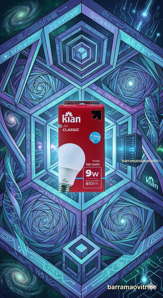 Lâmpada Led Kian 9w Luz Branca Fria 6500k Bivolt Cor luz Branco-frio 110V/220V