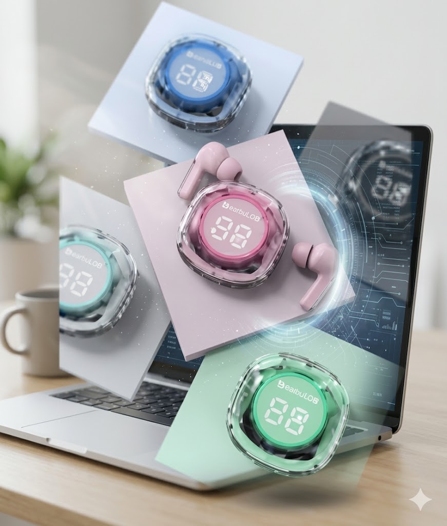 Fone De Ouvido Tws Bluetooth Led - PROVA D*agua