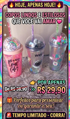 COPOS LINDOS E ESTILOSOS vip