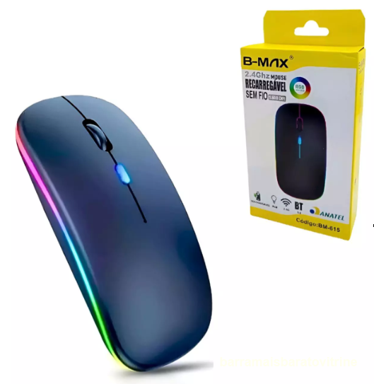 Mouse Sem Fio 2.5Ghz Recarregável B-Max BM-615